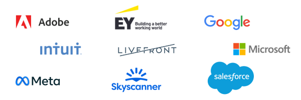2026 sponsors: Adobe, EY, Google, Intuit, Livefront, Meta, Skyscanner, Salesforce